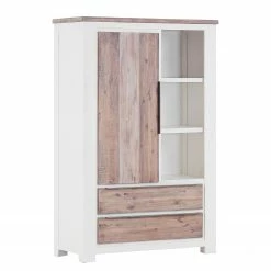 Maison Belfort Commode Doral - Partiellement en acacia massif - Marron / Beige