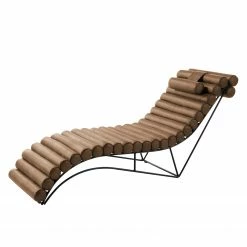 Ars manufacti Chaise longue de relaxation Menlo - Cubanite