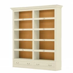 Maison Belfort Bibliothèque Azjana I - Pin blanc / Pin couleur miel