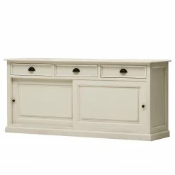 Ridgevalley Buffet Sollerön I - Pin blanc / Noir