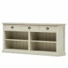 Ridgevalley Commode Sollerön II - Pin blanc / Laiton
