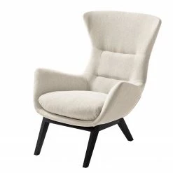 Studio Copenhagen Fauteuil Hepburn I - Tissu Saia: Beige - Noir