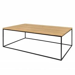 Temahome Table basse Levroux l - Imitation chêne / Noir