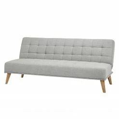 Mørteens Canapé convertible Caribe - Feutre - Feutre Blix: Gris clair