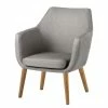 Mørteens Fauteuil Nicholas - Tissu - Gris clair