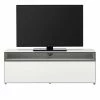 Now! by hülsta Meuble TV hülsta now easy - Blanc pur laqué / Gris clair