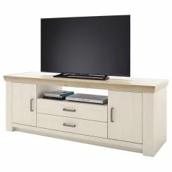 Ridgevalley Meuble TV Pontile II - Imitation pin Aurélio / Imitation chêne Nelson