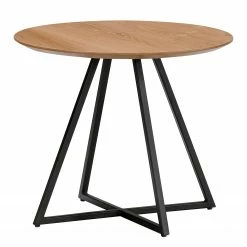 Mørteens Bout de canapé Tinki - Chêne/Noir