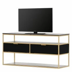 Jack & Alice Enfilade Harbin II - Acacia massif - Acacia noir / Doré