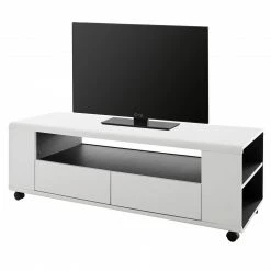 Loftscape Banc TV Cooks Hill - Blanc / Anthracite