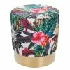 Kayoom Tabouret Novalie I - Pin, MDF, polyester, mousse - Multicolore