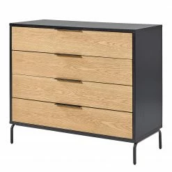 Norrwood Commode Ceduna - Chêne / Noir mat