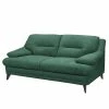 Fredriks Canapé Lutz I (2 places) - Microfibre - Vert foncé