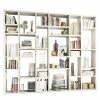 Loftscape Bibliothèque Emporior IV - Blanc crème - Largeur : 260 cm