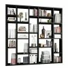 Loftscape Bibliothèque Emporior IV - Imitation chêne marron-noir - Largeur : 214 cm