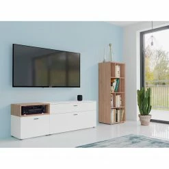 Germania Ensemble meubles TV Coruna II (2 élém.) - Imitation chêne Grandson