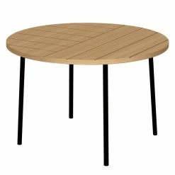 Temahome Table basse Ply - Chêne clair - Diamètre : 70 cm