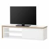 Temahome Meuble TV Echo - blanc / marron clair