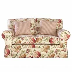 Ridgevalley Canapé Rubik (2 places) - Coton - Blanc crème