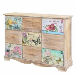 Ridgevalley Commode Kregme - Partiellement en paulownia massif - Marron