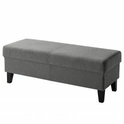 Fredriks Banquette Rugge - Tissu - Gris