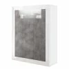 LC Spa Buffet haut Urbino - Imitation béton / Blanc