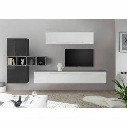 LC Spa Ensemble meubles TV Infinity VI (9 él.) - Imitation béton / Graphite