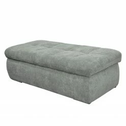Modoform Repose-pieds Lemley - Tissu - Gris