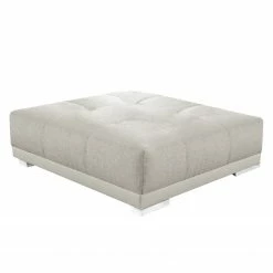 Home Design Tabouret Pesaro - Blanc / Beige