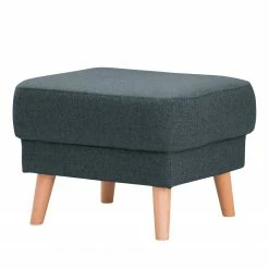 Norrwood Repose-pied Bette I - Tissu - Bleu