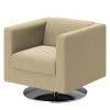 Loftscape Fauteuil Wilno V - Cuir véritable - Cappuccino