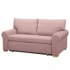 Fredriks Canapé convertible Latina XIX - Tissage à plat - Mauve - Largeur : 165 cm