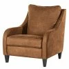 Maison Belfort Fauteuil Wingen I - Velours - Microfibre Bice: Nougat
