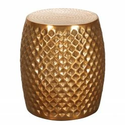 Red Living Bout de canapé Owning - Aluminium - Doré