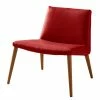 Mørteens Fauteuil Sonka - Cuir véritable - Rouge