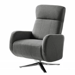 Modoform Fauteuil relax Barnett - Tissé à plat - Gris