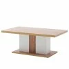 Loftscape Table basse Mundai - Blanc alpin / Imitation chêne de Wotan