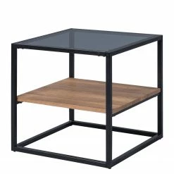 Loftscape Bout de canapé Bothell - Gris / Noir