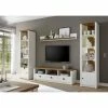 Norrwood Meubles TV muraux Proville III (4 élém.) - Imitation chêne blanc / Imitation chêne