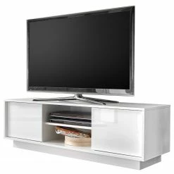 LC Spa Meuble TV Ice - Blanc brillant