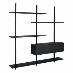 Studio Copenhagen Étagère murale Lautaro I - Chêne noir