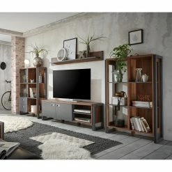 Ars manufacti Ensemble meubles TV Marton I (4 élém.) - Imitation chêne Stirling / Anthracite