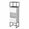 Fredriks Armoire White Hall II - Blanc mat / Noir