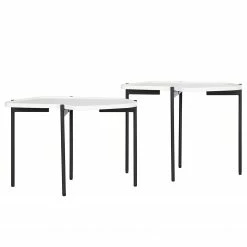 Red Living Bouts de canapé Morand (lot de 2) - Blanc