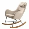 Mørteens Rocking chair Harpster - Tissu - Cappuccino