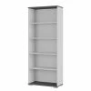 Germania Étagère de bureau GW-Profi 2.0 - Gris clair / Graphite - Hauteur : 200 cm