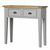 Maison Belfort Console Lavalle - Partiellement en pin massif - Pin / Gris clair
