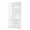 Loftscape Vitrine Bricktown I - Blanc brillant / Blanc mat