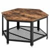Red Living Table basse Morristown - Marron / Noir