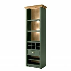 Norrwood Étagère Cardet I - Vert mousse / Imitation chêne de Wotan